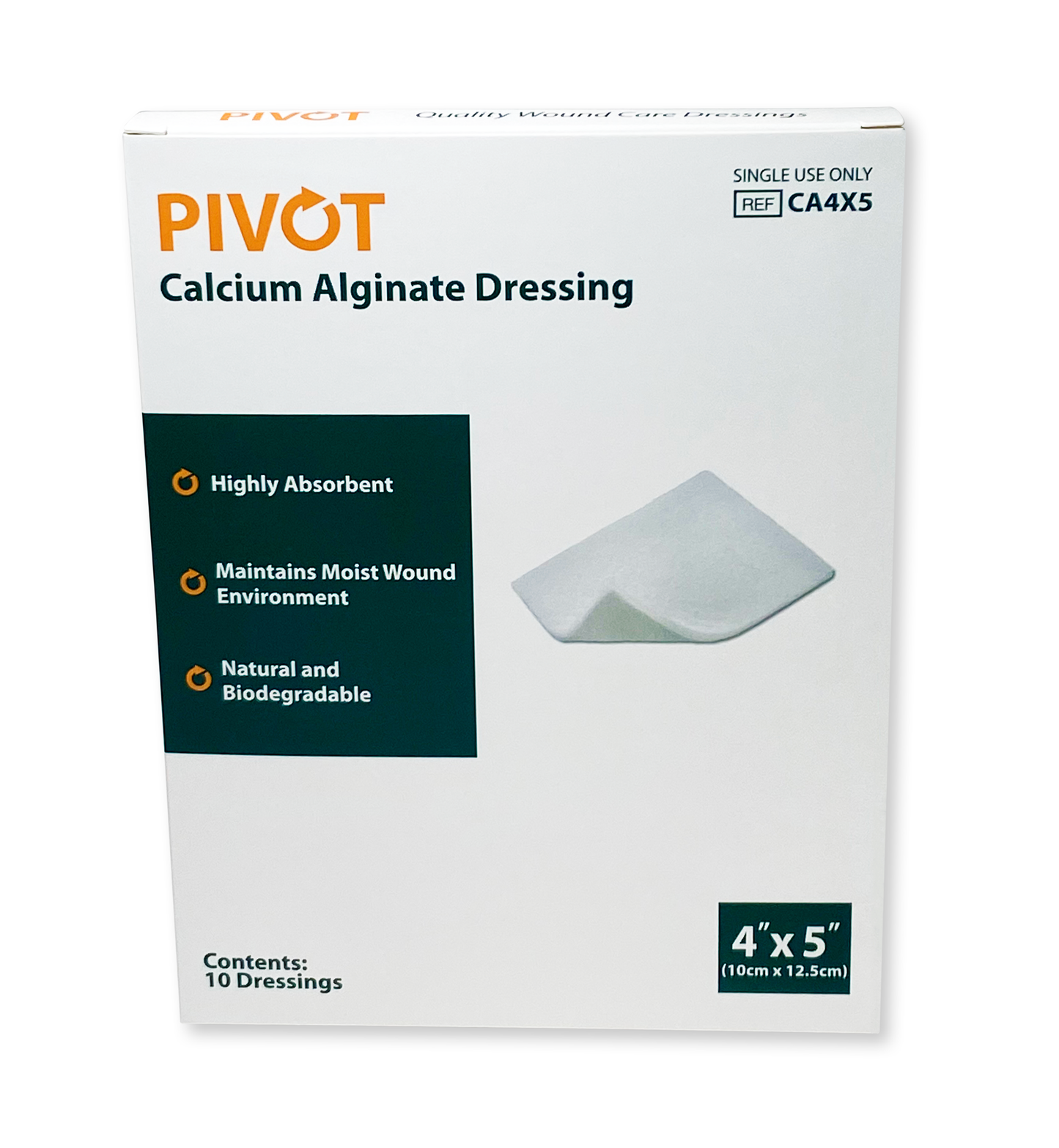 Calcium Alginate Dressing 4"X 5"