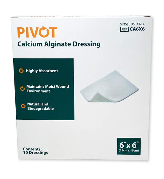 Calcium Alginate Dressing 6"X 6"